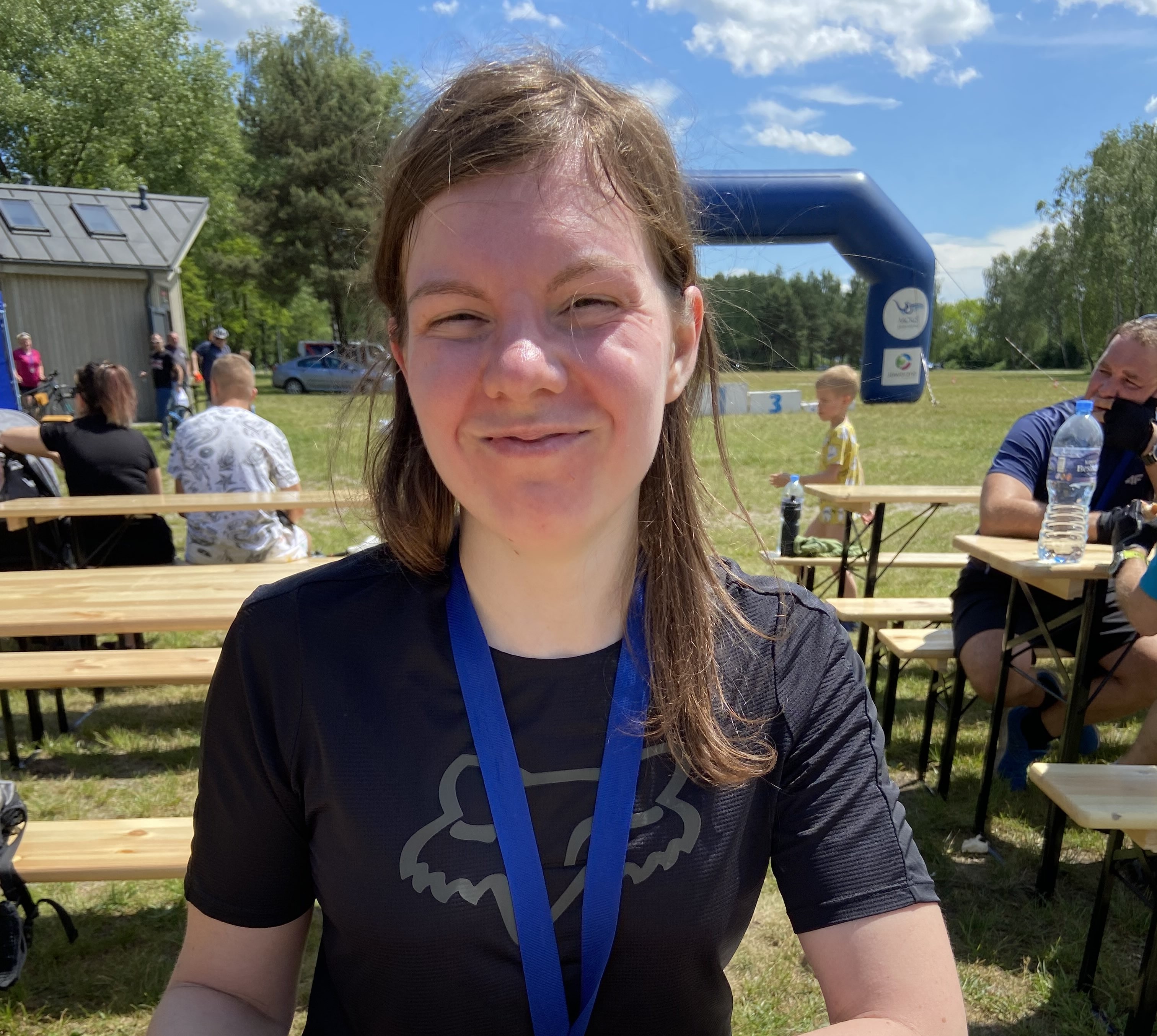 Sandra Bargieła Quality Engineer po maratonie MTB w Jaworznie 2024 - połączenie testowania i rowerów górskich